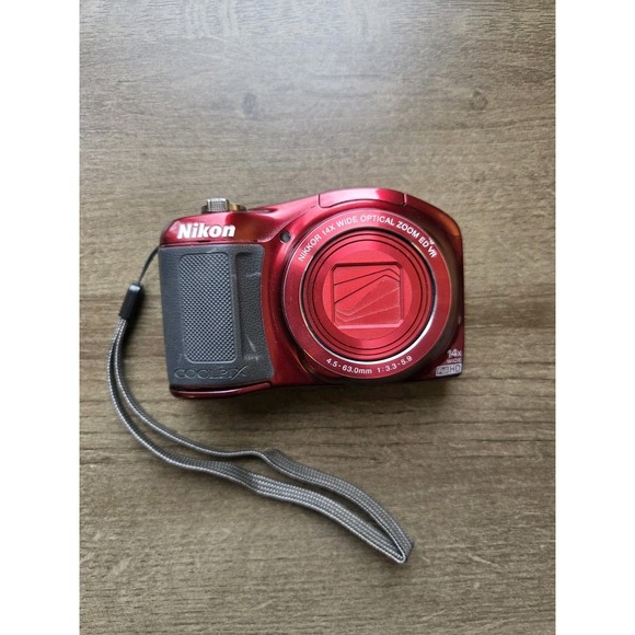 Nikon Coolpix L620 Red Digital Camera with SD Card READ - Picture 6 of 16